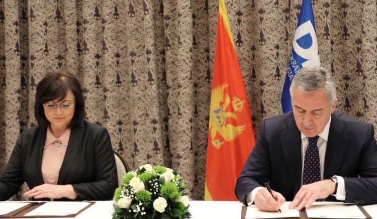 Нинова и Джуканович подписаха споразумение за сътрудничество