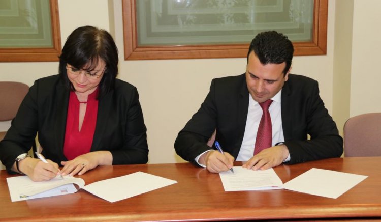 Нинова и Заев подписаха споразумение за партньорство