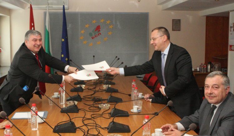 БСП и сдружение „Отечествен съюз” подписаха споразумение за взаимодействие и сътрудничество