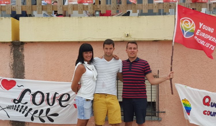 Делегация на МО в БСП с участие в традиционния летен лагер на Младите европейски социалисти 2015