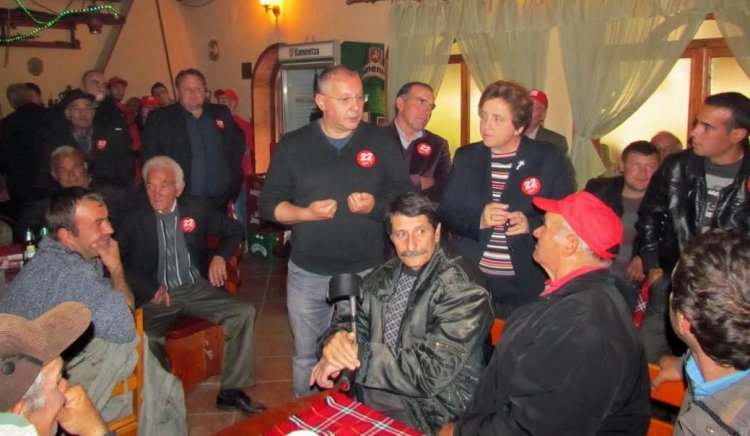 Станишев в Змеица: Хората са притискани да гласуват за ГЕРБ под заплаха да си загубят работата