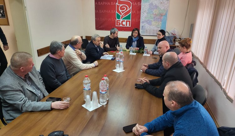 Корнелия Нинова се срещна с Градския съвет на БСП-Варна